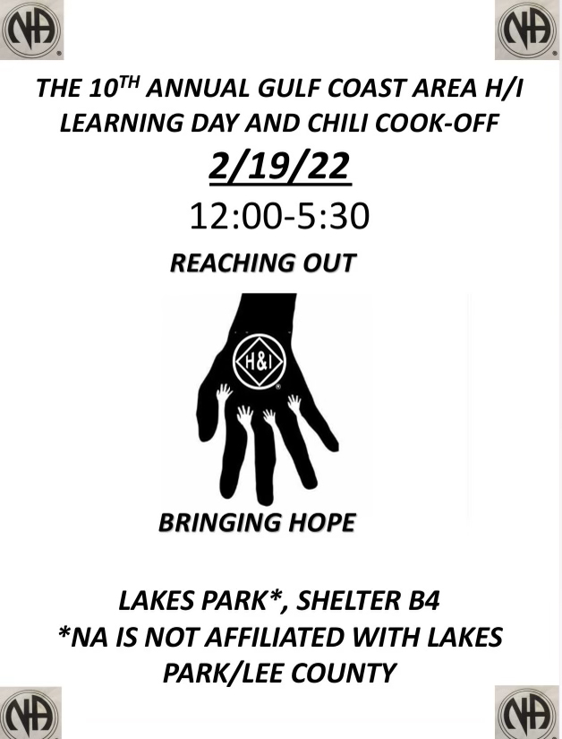 10th Annual H&I Learning Day / Chili Cook-Off @ Lakes Park - Shelter B4 | Fort Myers | Florida | United States